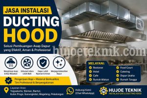 instalasi gas ducting hood